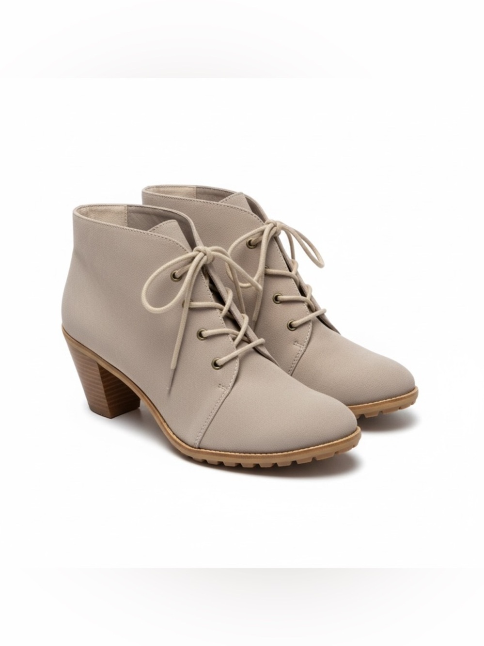 Restricted Cream Heeled Boho Boots